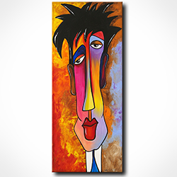 Boxen Frauen Nackt Fuchs gelb Frühling grün Architektur Frosch Elefant grau Tusche Naiv Gold Rahmen gegenständlich Raumdesign