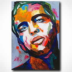 Spachteltechnik Musik Auto Stoff Surrealismus Delphine Engel Drachen Anatomie Akt Dschungel Afrika Dorf Muscheln Musiker Hahn